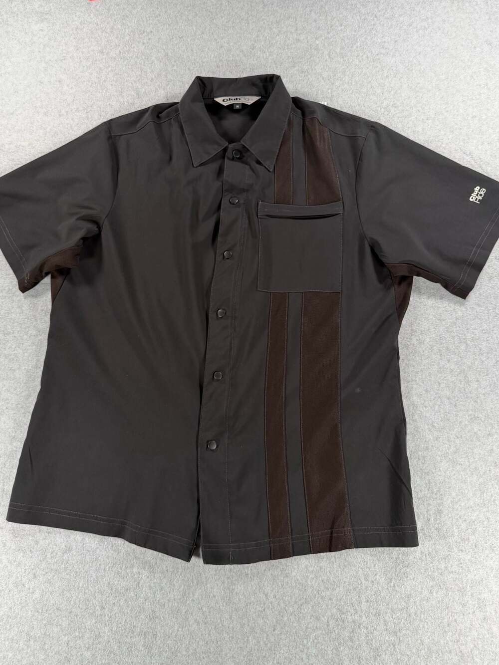 Club Ride Men's Short Sleeve Cycling Performance Button-Down Shirt